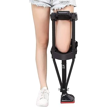 ハンズフリー松葉杖　歩行補助具 Amazon.co.jp: ハンズフリー松葉杖、歩行補助具、痛みのない膝用