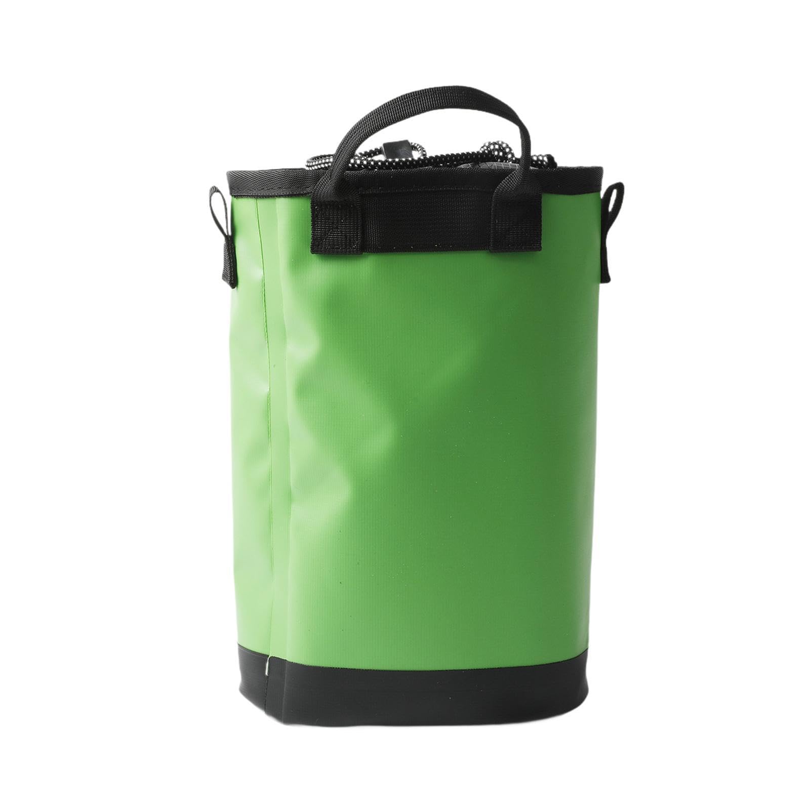 Yiju Climbing Rope Bag Drawstring Pouch Caving Mountaineering Camping Outdoor Sports Accessories Hiking Waterproof Rope Organizer, Green