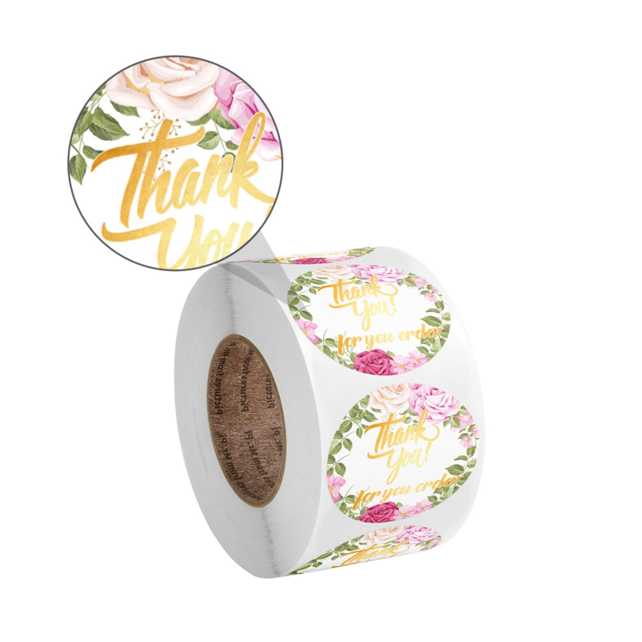 SHINEOFI 3rotoli Etichette Adesive Per Confezioni Stickers Decorativi Per Matrimoni e Autoadesivo