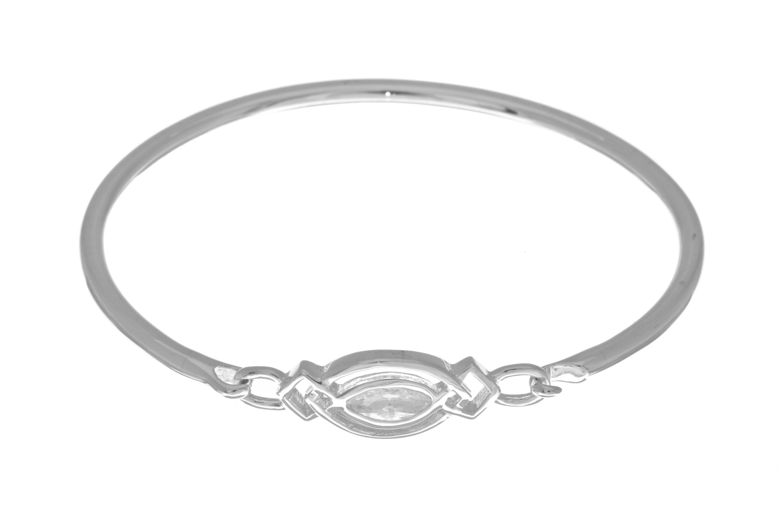 Fancy Sterling Silver Bangle