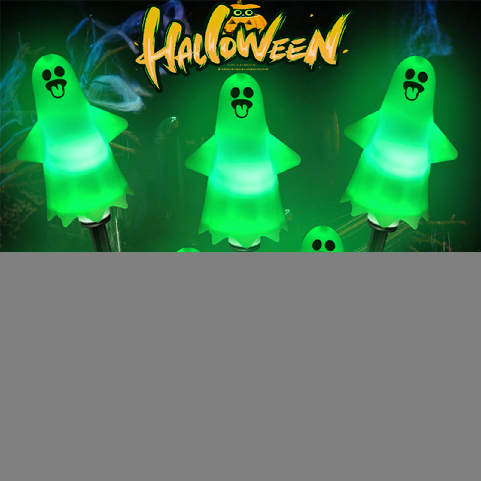 Lampy Solarne Zewnętrzne na Halloween Panel Słoneczny Wodoodporny I Odporny