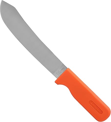Miniatura 2 de Zenport K117 Cuchillo de cosecha de cosecha con hoja ondulada de acero inoxidable de 6 pulgadas, caja de 12, naranja