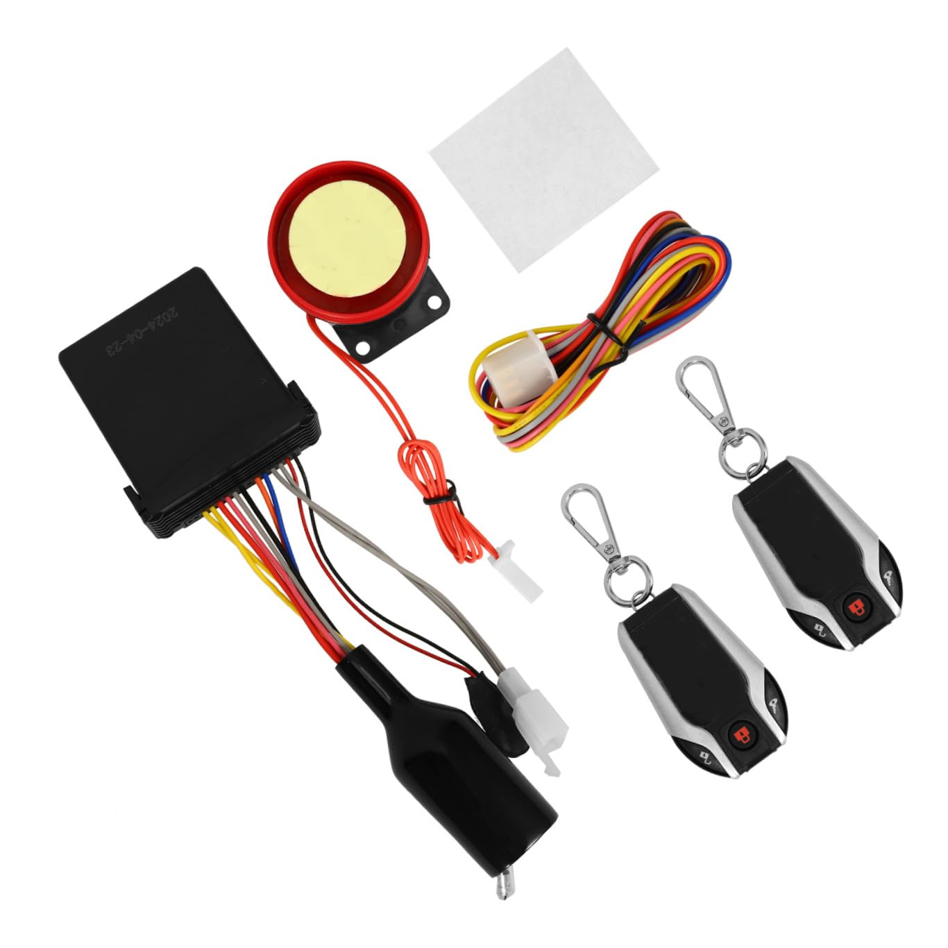 ERINGOGO Sistema di Allarme Antifurto per Moto Funzione Avvio Remoto, Blocco Automatico, Resistente alle Intemperie e Telecomando in Plastica per Sicurezza Potenziata