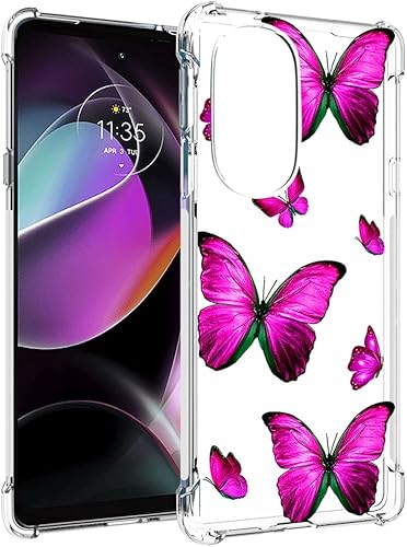 Vista 17 de Funda para Moto G 5G 2022, XT2213 XT2213-1 Linda funda, funda transparente y flexible de TPU de goma suave de silicona para Motorola Moto G 5G 2022