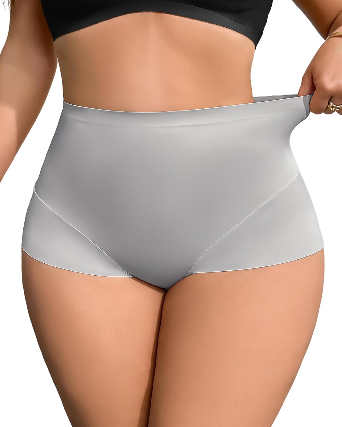 シェイプウェア 腹部コントロール 下着 女性用 ハイウエスト コンプレッション シェイプウェア 軽量 コントロール ショーツ