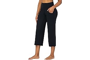 Women's High Waisted Wide Leg Capris