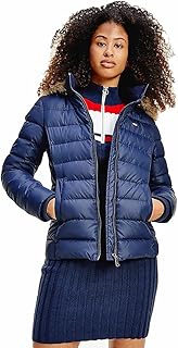 Tommy Jeans Damen Tjw Basic Hooded Down Jacket Jacke
