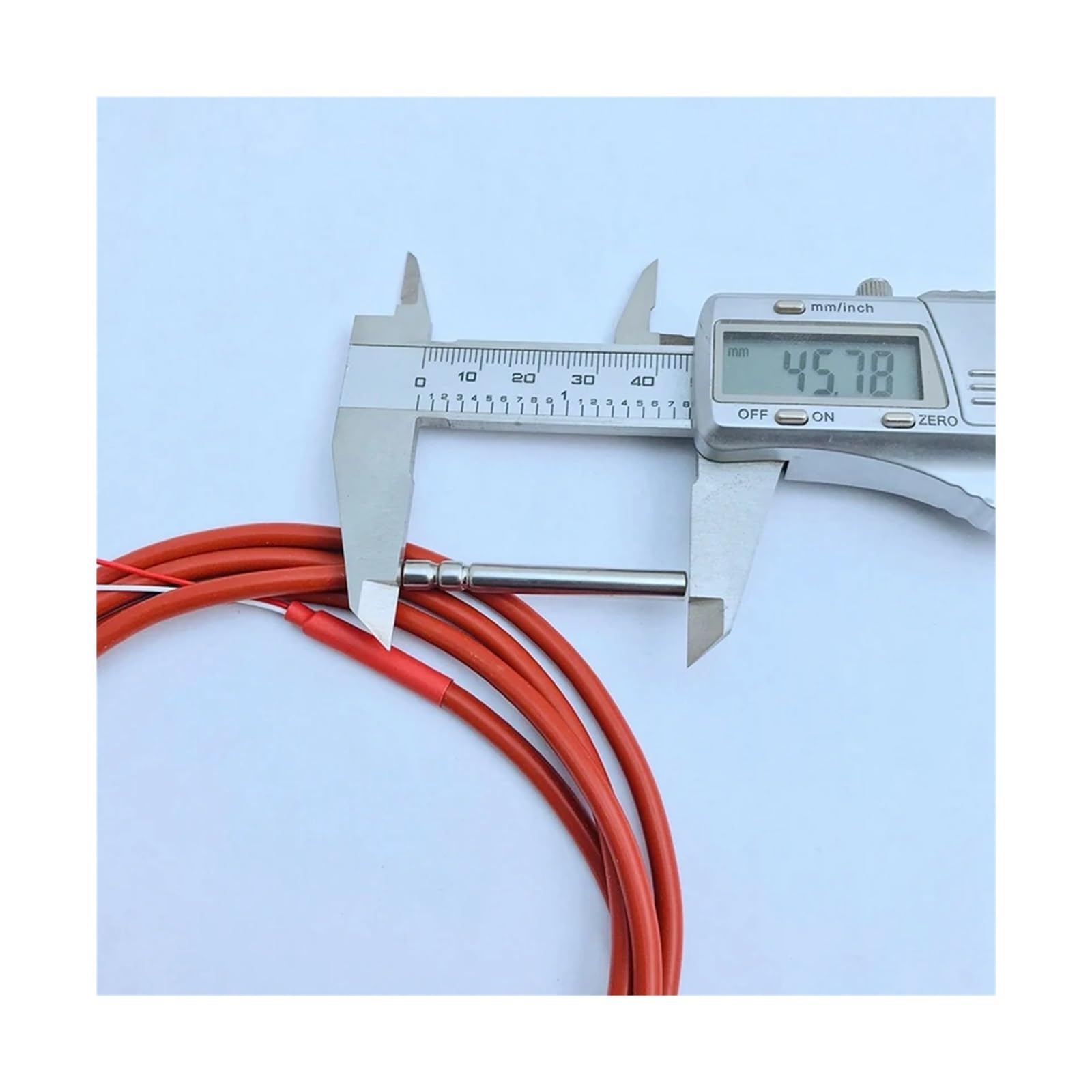 HH8BWL 6X 2 Wire PT1000 Temperature Sensor Thermistor Silicone Gel Coated 1.5Meters Probe 45Mm X 5Mm -50-180 Centigrade