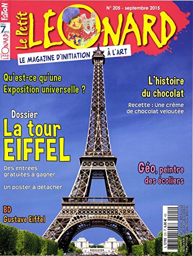 Le Petit Léonard N 205 la Tour Eiffel Septembre 2015 Le Petit Léonard N 205 la Tour Eiffel Septembre 2015