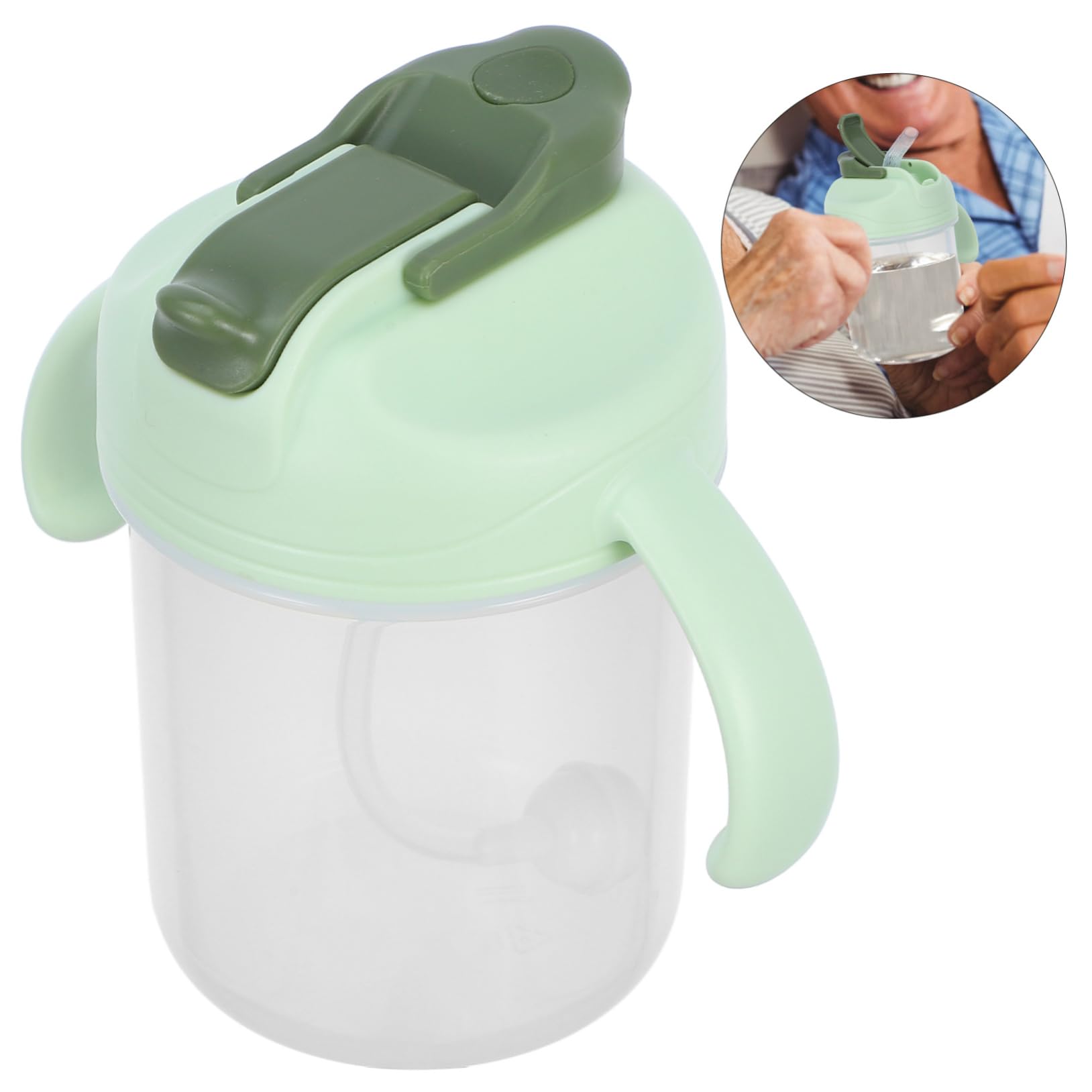 3 Vasos De Agua Para Personas Mayores Con Asa Para Personas Con Discapacidad Para Evitar Derrames Para Adultos Para Pacientes Para Convalecientes Para Postradas En