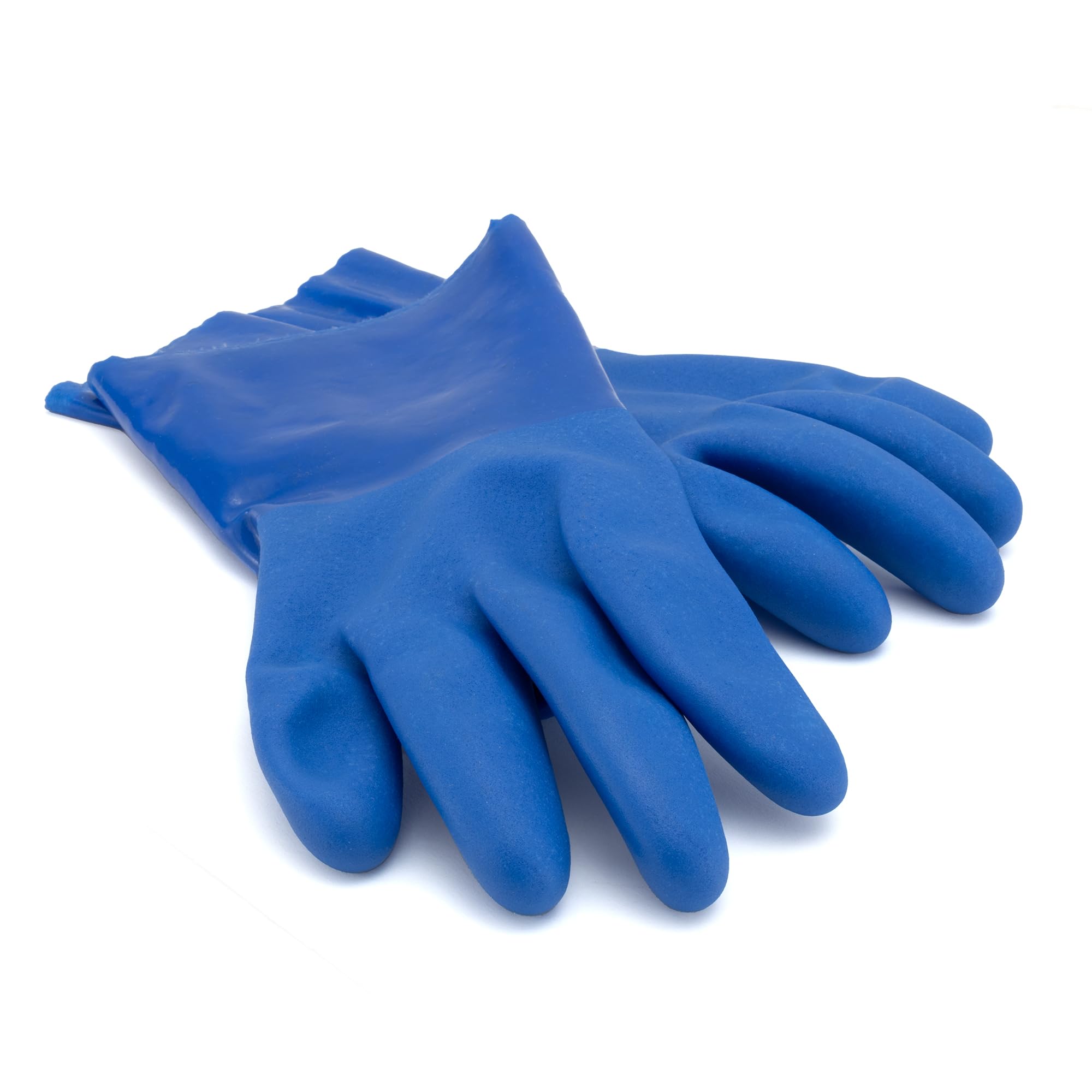 RecPro RV Blue Reusable PVC Gloves | Latex Free | One Size Fits Most