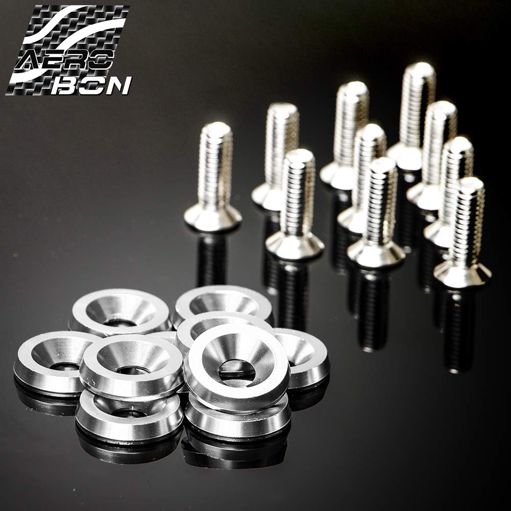 Jdm Fender Washers 40-Piece JDM Billet Aluminum Washer Kit - Blue, For Fender & Engine Bay Dress Up JDM Billet Aluminum Washers - Foto 14