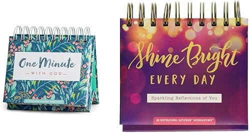 Miniatura 10 de DaySpring - Un minuto con Dios - Calendario perpetuo (J1391), verde, 5 12" x 5 14" x 1 14"