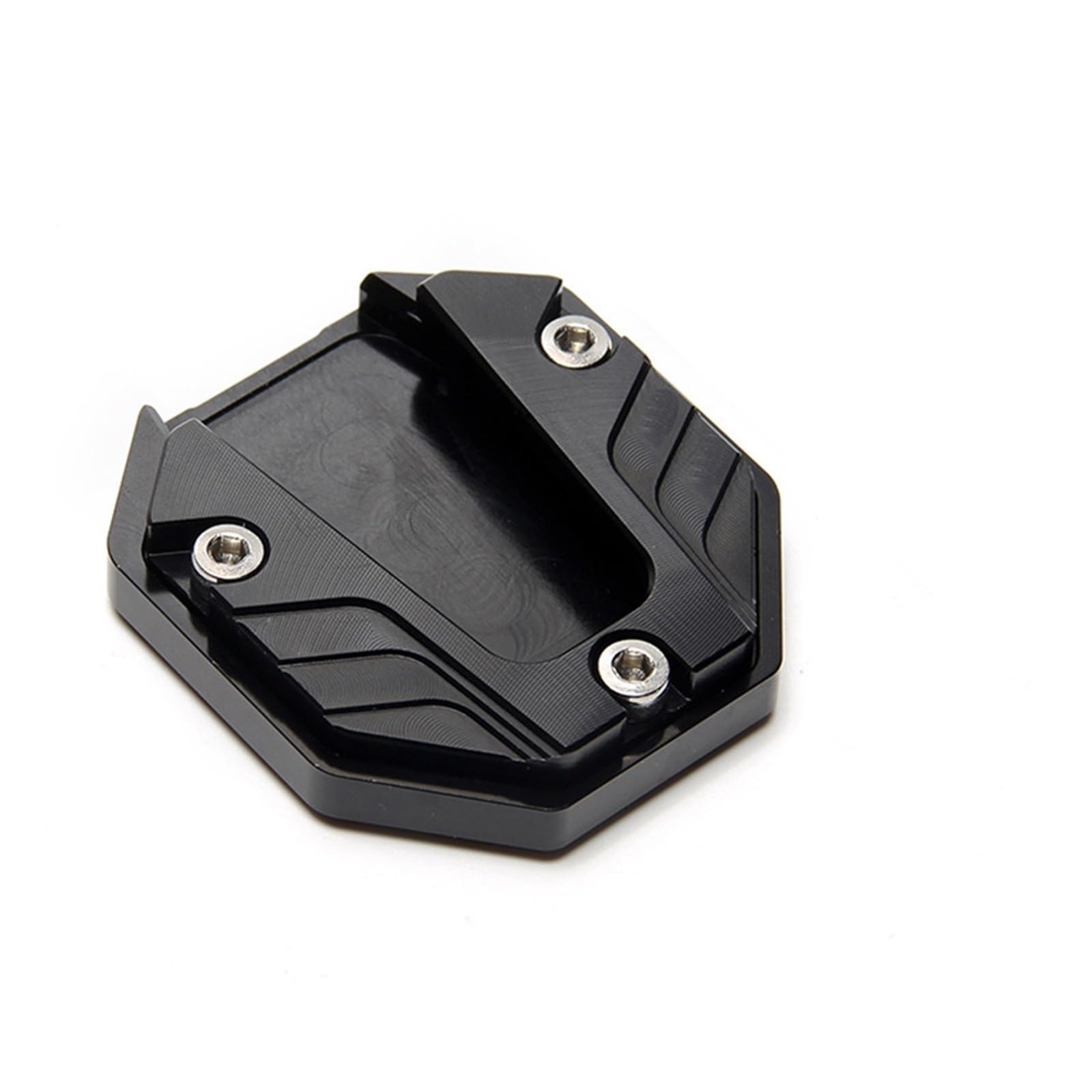 Plaque de support béquille moto anti-enfoncement pour parking sécurisé sur herbe et sable