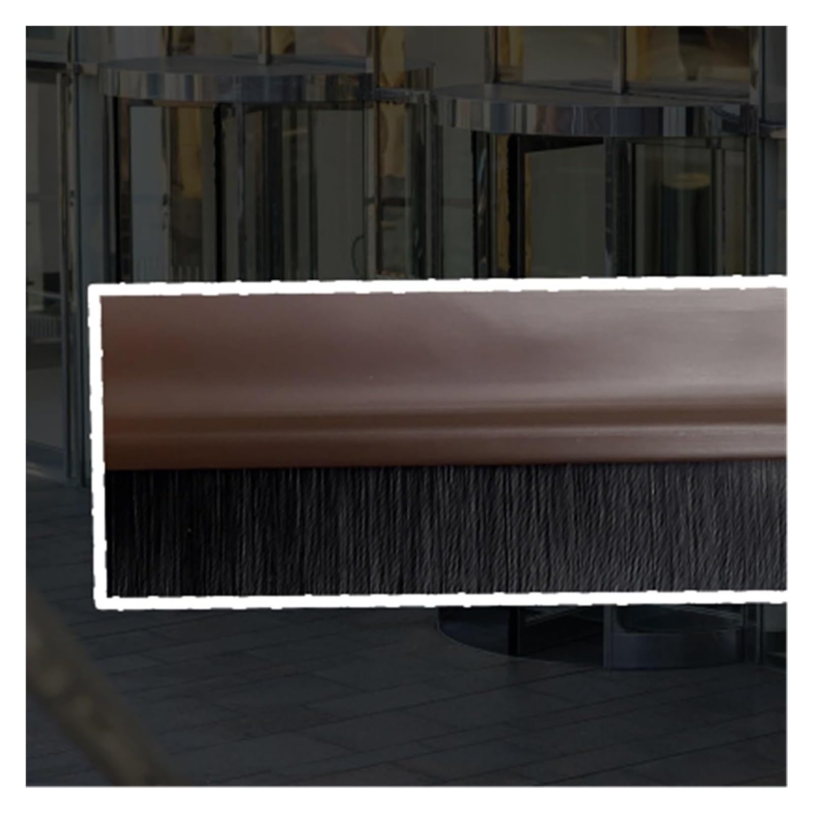 Sealing Draught Excluder PVC Nylon Brush Strip, Multicolor, Multiple Sizes(B,L 30cm x Brush Height 20mm)