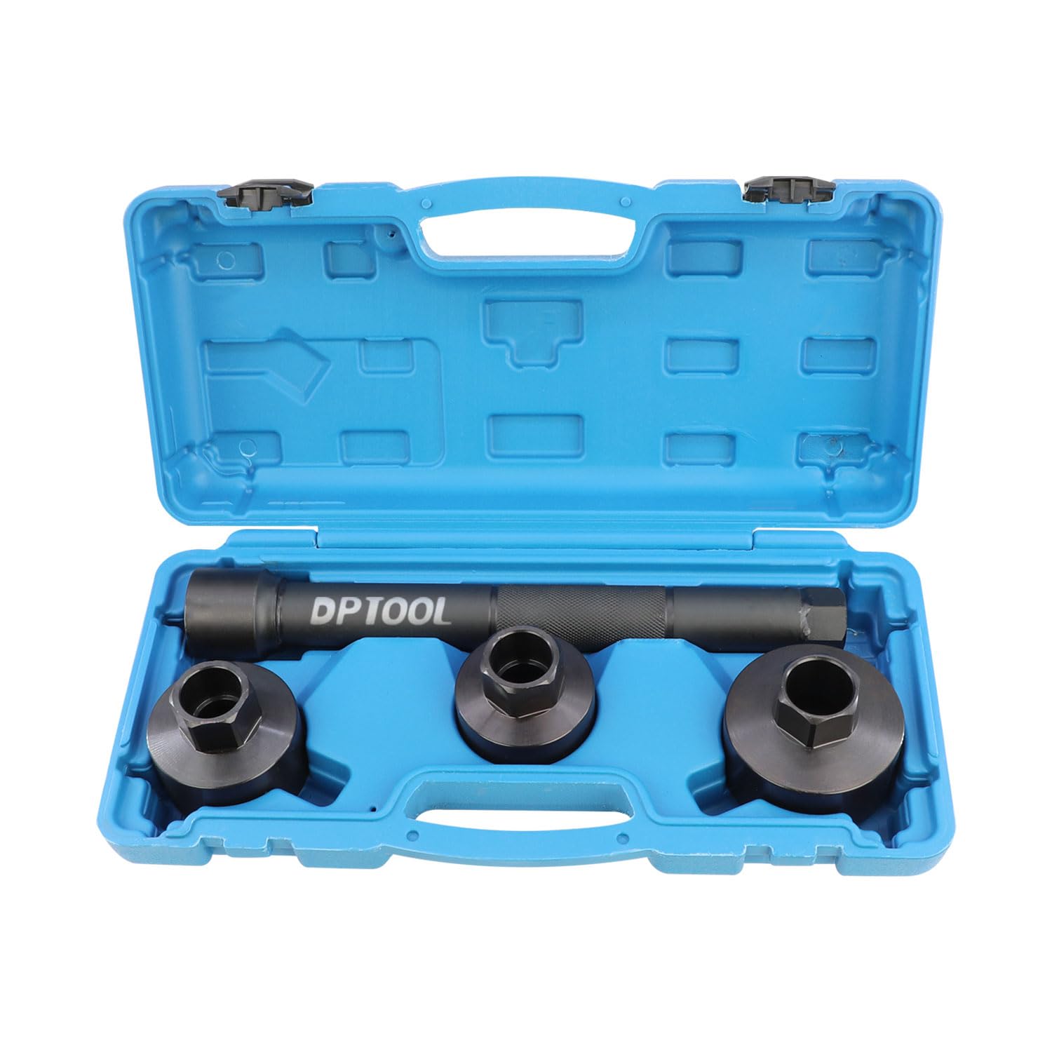 Kit d'outils de démontage et d'installation de biellettes de direction intérieures, outil de fusée d'essieu avec entraînement 1/2", outil de pressage pour voiture/SUV (30-35 mm, 35-40 mm, 40-45 mm)