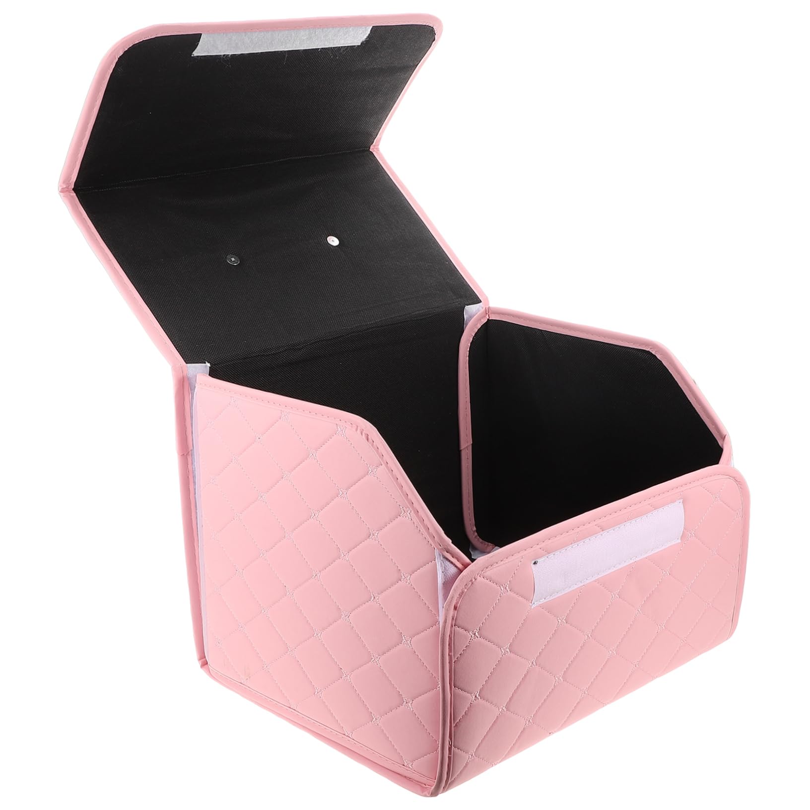 ULTECHNOVO Organizador de Maletero Plegable de Cuero Artificial Caja de Almacenamiento Multifuncional para Coche para Organizar Suministros el Maletero Durante Viajes o Limpiezas