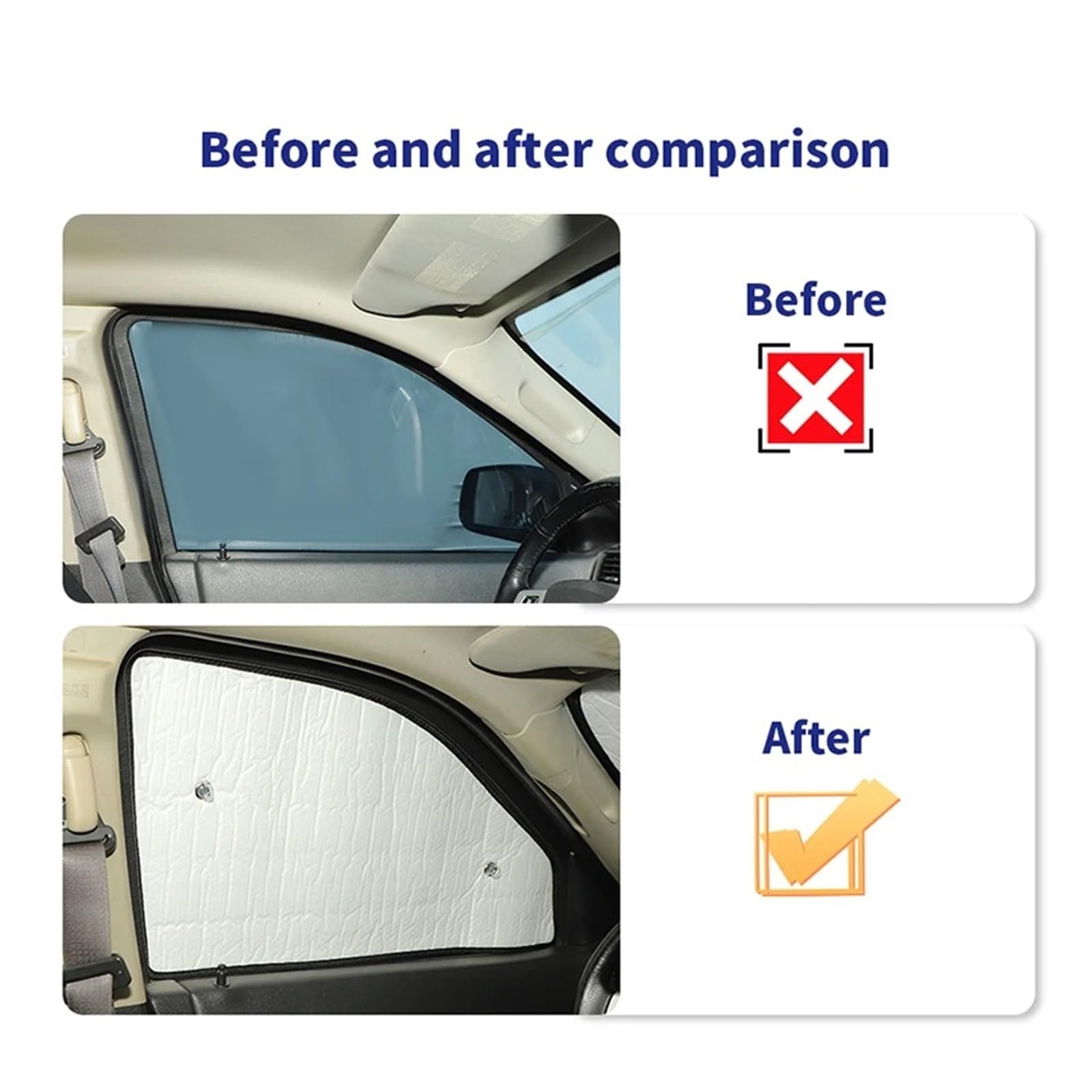 Parasoles de Coche para Jeep para Grand para Cherokee Parasol para Ventana Delantera Protección UV Protector Solar Cubierta Visera para Parabrisas Parasol Coche Delanter(2007-2010)