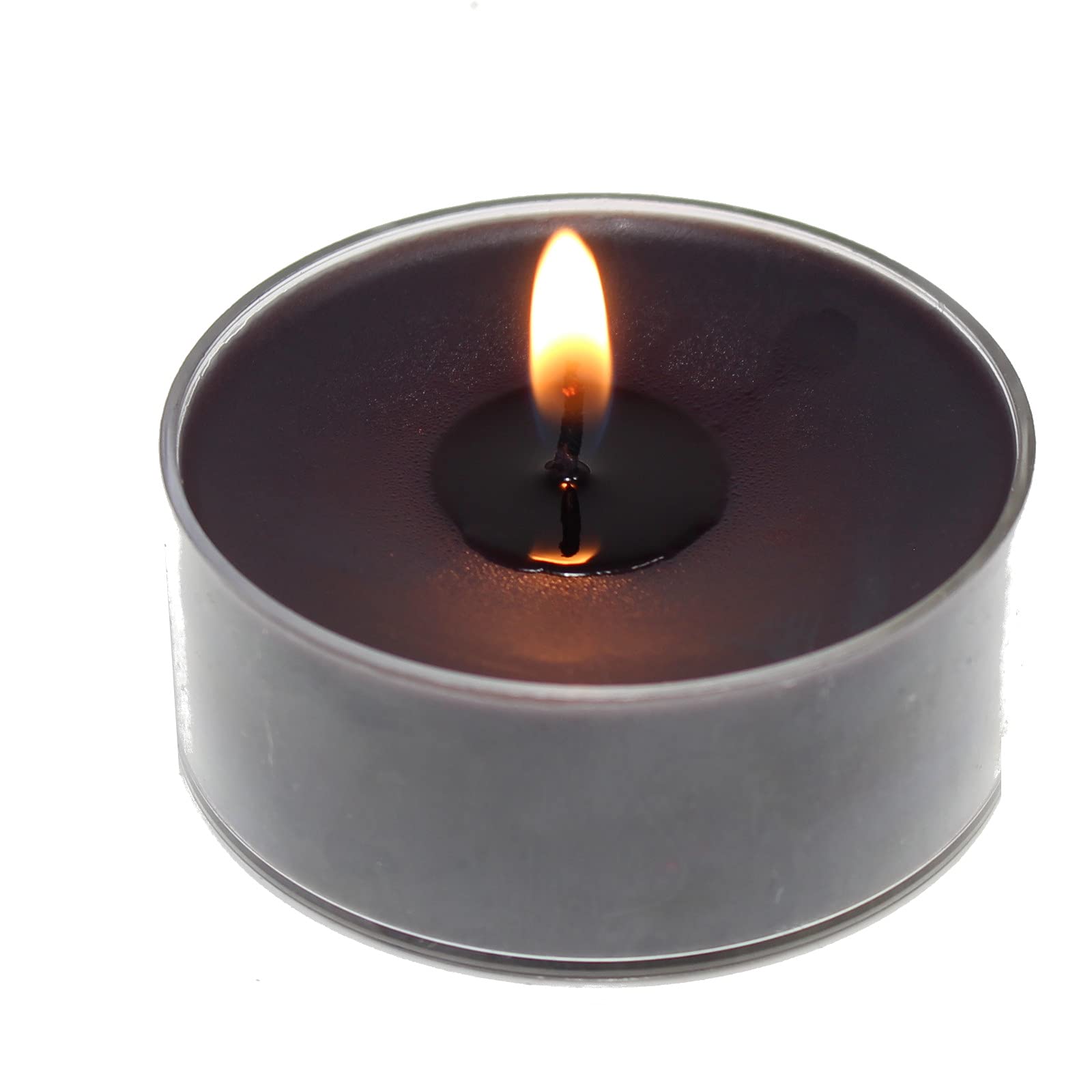 Smart Planet 90 sztuk świeczek Ambiente świeczki typu tealight - 5 x 18 płaskich podgrzewaczy zapachowych Black - świeczki typu tealight czarne w przezroczystym etui - świeca zapachowa