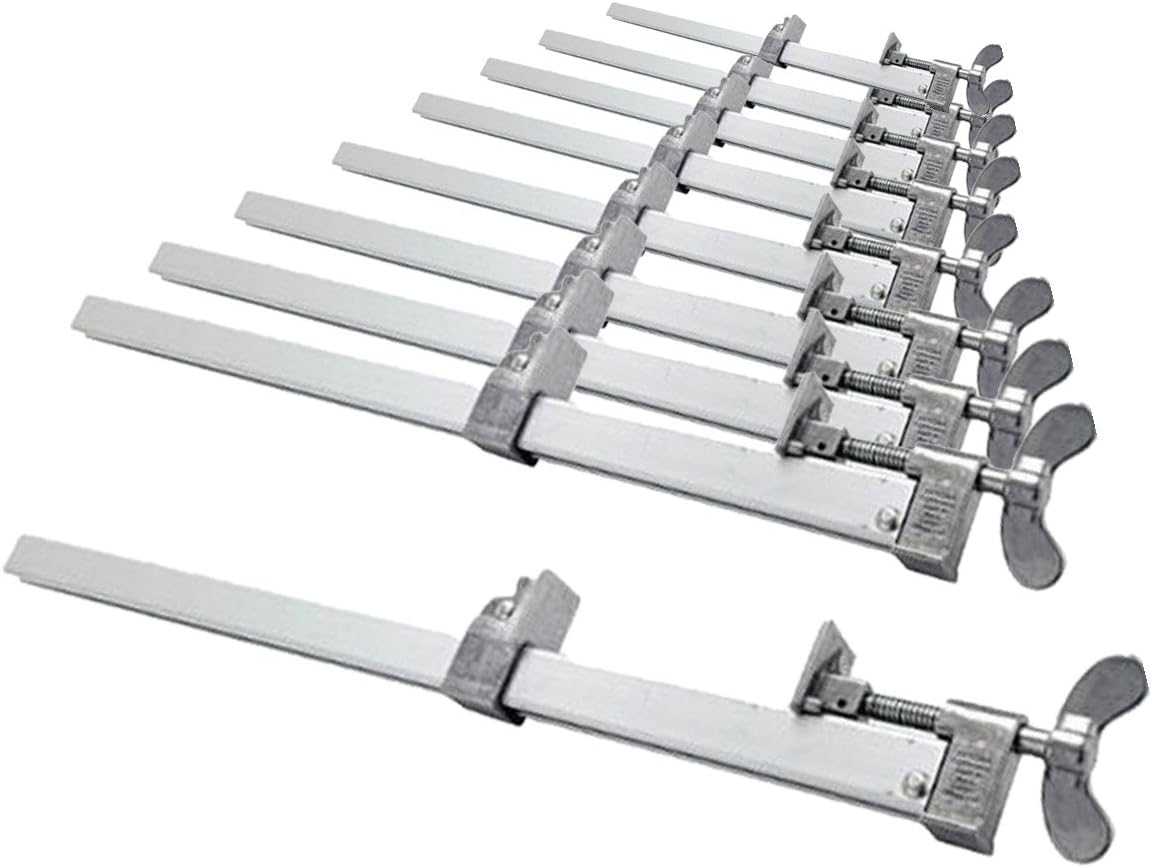 Dubuque Clamp Works UC948 48" Adjustable Bar Clamp for Woodworking - 10-PACK