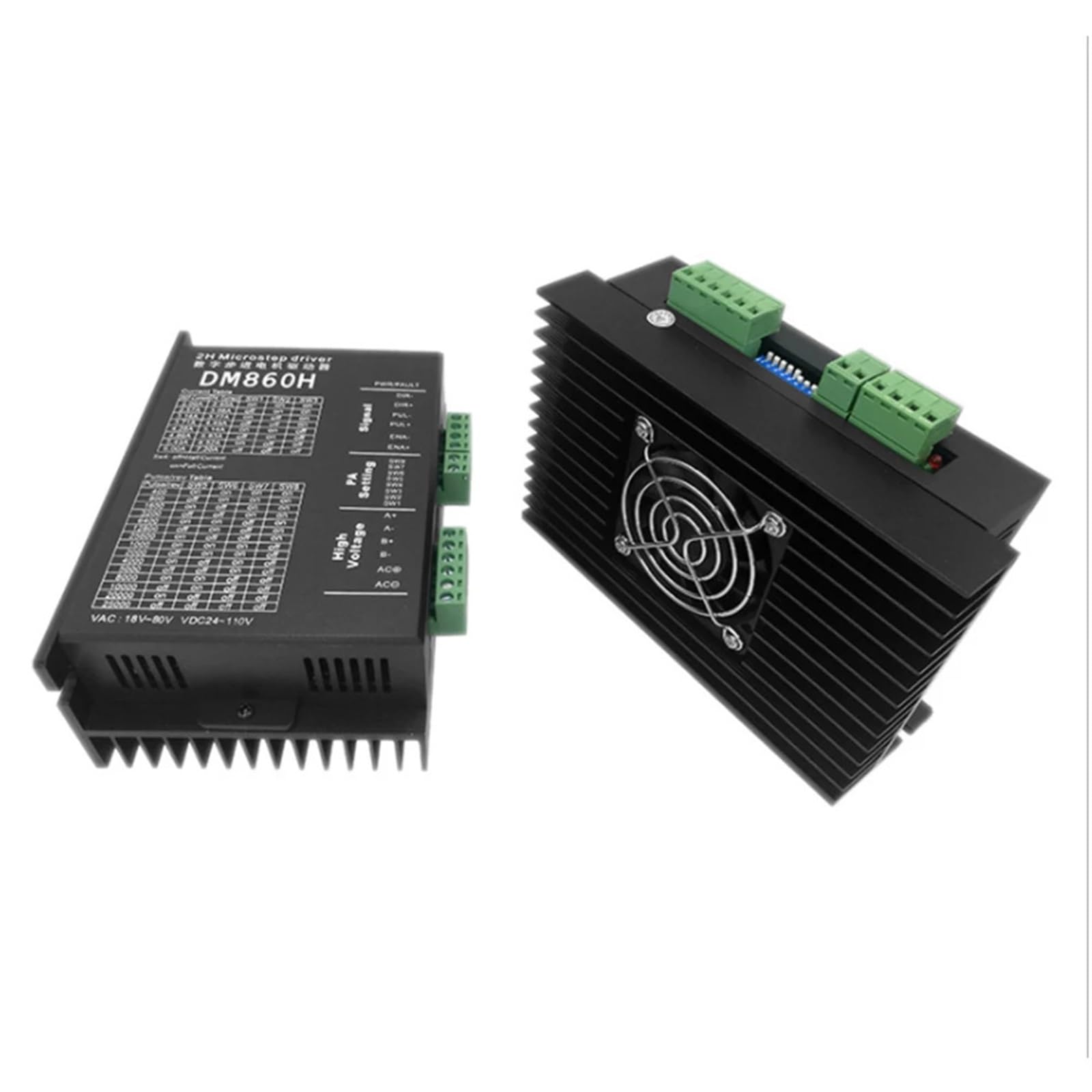 EKFBQBGW DM860H Stepper electronic starter Driver Microstep electronic starter Two-Phase for 57 86 Stepper electronic starter 23 34