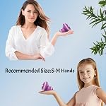 Wireless Vertical Mouse Rechargeable,Bluetooth/2.4G Small Silent Ergonomic Mouse Support 3 Devices,Computer Optical Mice Reduce Wrist/Hand Strain for Laptop PC MacBook iPad Small Hands(Purple)
