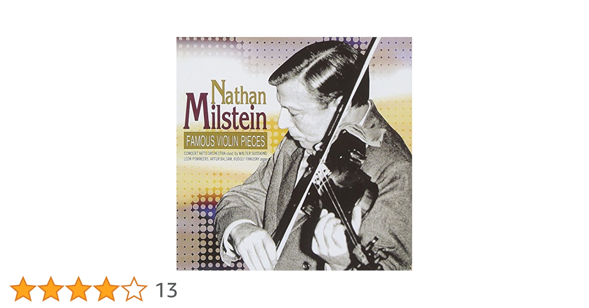 CD ミルシテイン(ナタン) ヴァイオリン名曲集  TOCE16329  /00110 Amazon.co.jp: ヴァイオリン名曲集: ミュージック