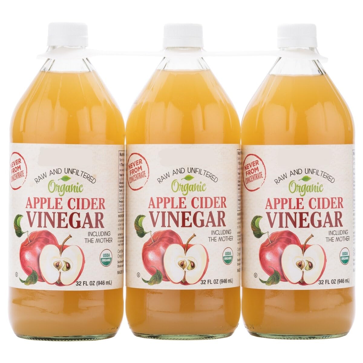 Amazon.co.jp: コストコ オーガニック アップルサイダー酢 946ml x 3本