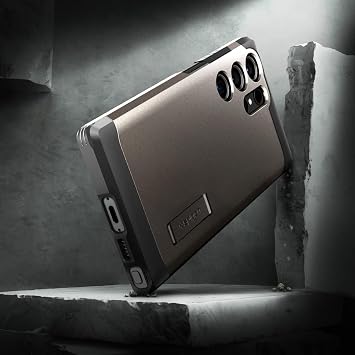 Spigen Tough Armor Case for Samsung Galaxy S23 Ultra - Gunmetal