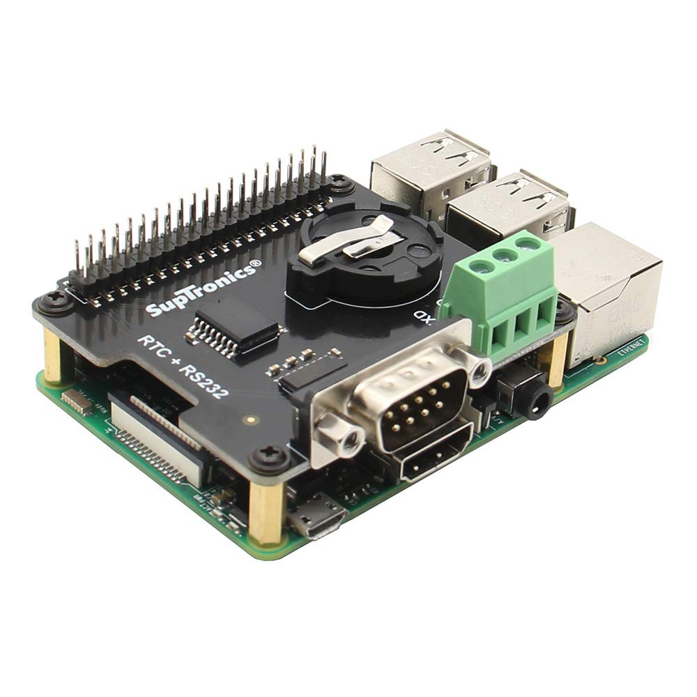 BliliDIY Scheda Di Espansione X230 Rs232 Seria Port \U0026 Real-Time Clock (Rtc) Per Raspberry Pi