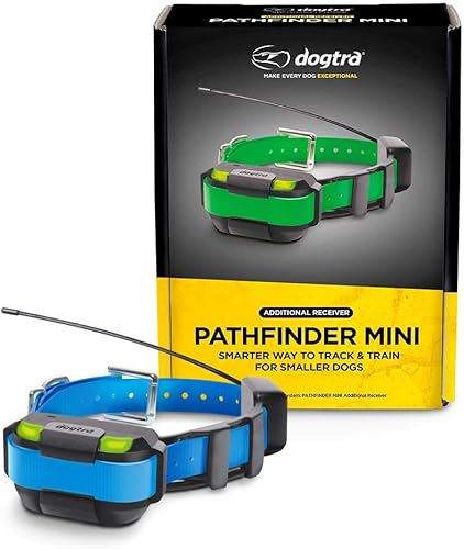 Dogtra Pathfinder - Mini receptor adicional de 4 millas y 21 perros expandible a prueba de agua para teléfono inteligente inteligente GPS