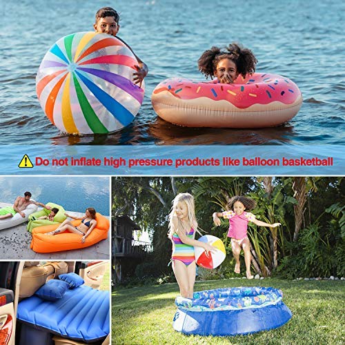Evteck Pumteck Electric Rechargeable Inflator, Quick-Fill Electric Air Pump for Inflating/Deflating Pool Inflatables, Exercise Ball, Air Mattress, Air Boat - Thumbnail 3