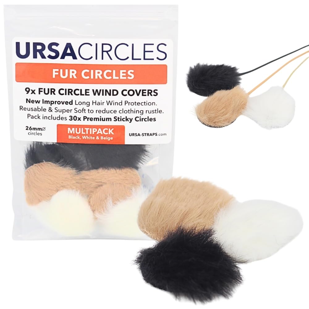 小物 SOL x FUC Hairy Globes Amazon.com: URSA Fur Circles - Windshields for Lavalier/Lapel
