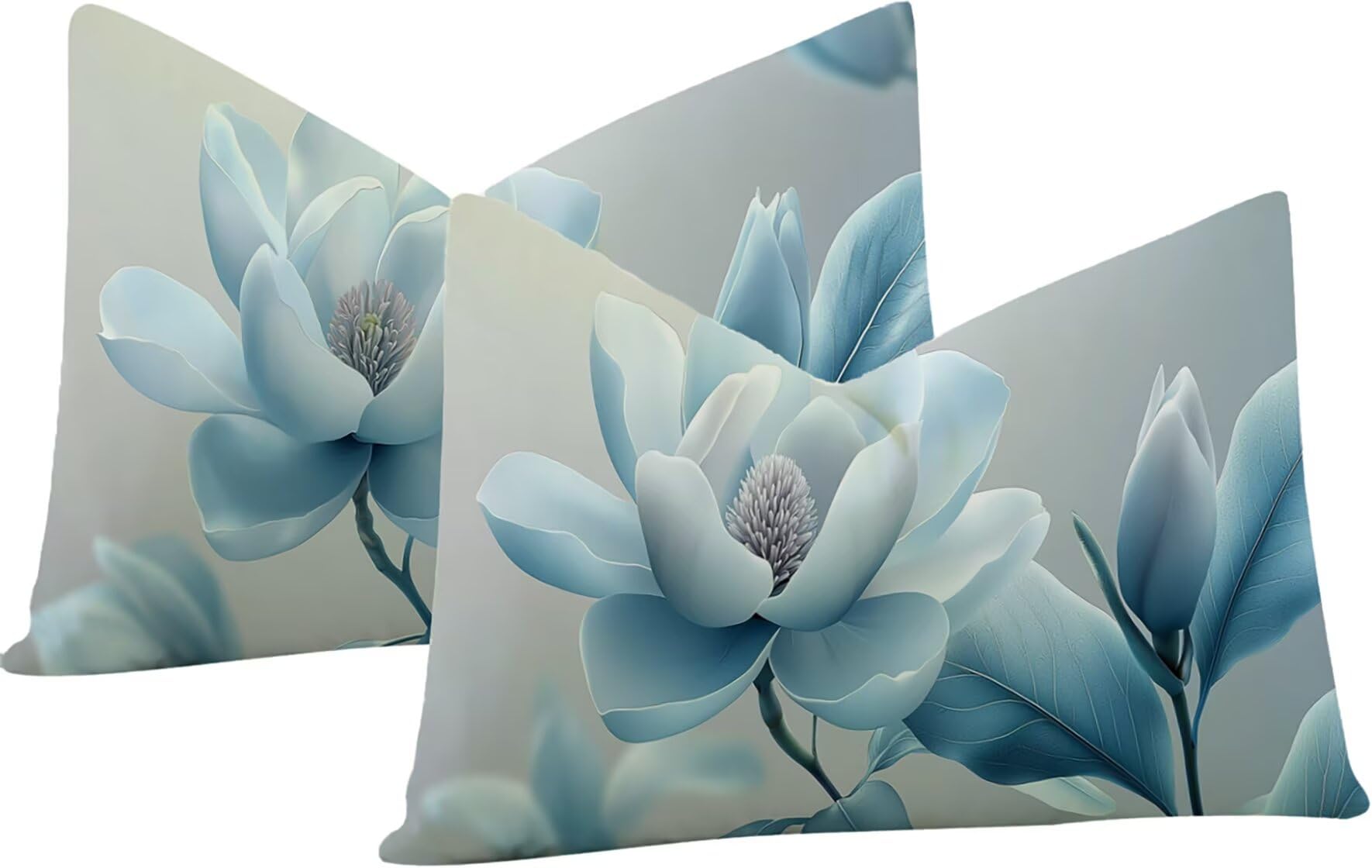Housse de coussin rectangulaire 40x80cm velours doux pour protéger vos oreillers