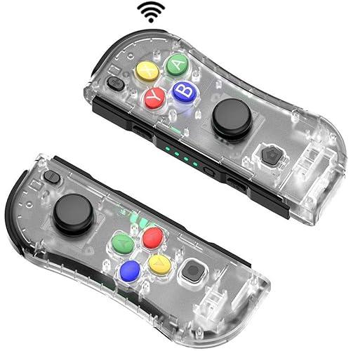 Wireless Joy PAD Controller for Switch, ANTCOOL Set of 2 Left Right Wireless Bluetooth Gamepad Joystick Controller Compatible with Switch