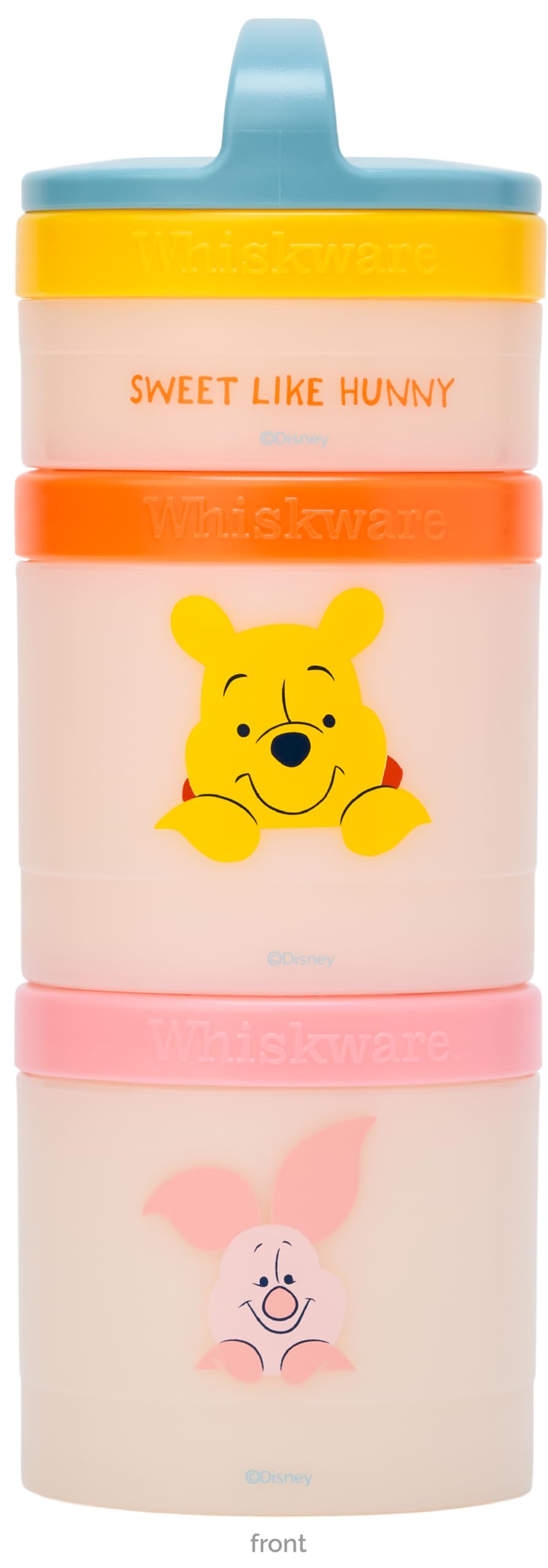 Whiskware Winnie The Pooh Snack Containers, 3 Snack Cups, Sweet Like Honey