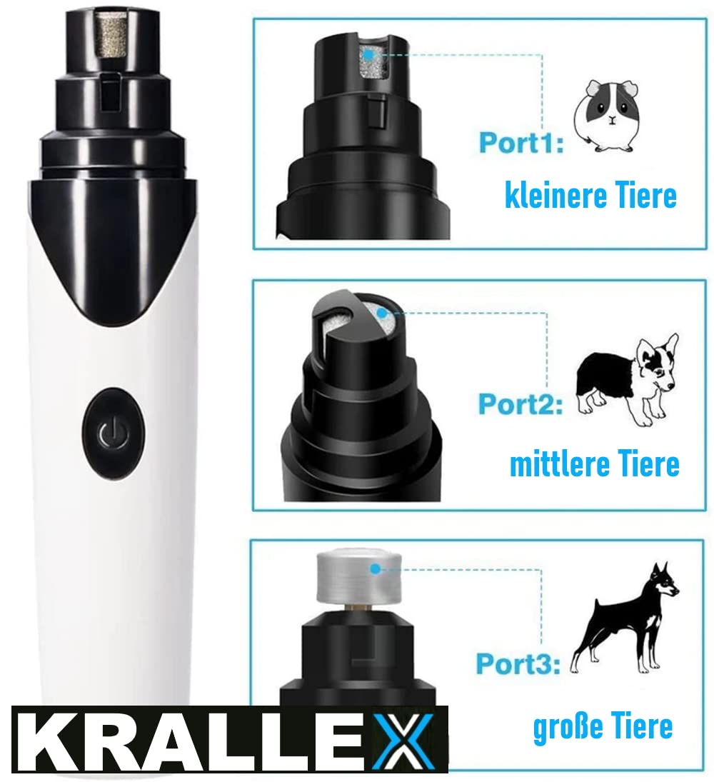 Pets elektryczna szlifierka do pazurów klasy premium, nożyce do pazurów, przycinarka do pazurów, nożyczki, nożyce elektryczne dla psów, kotów, cicha praca