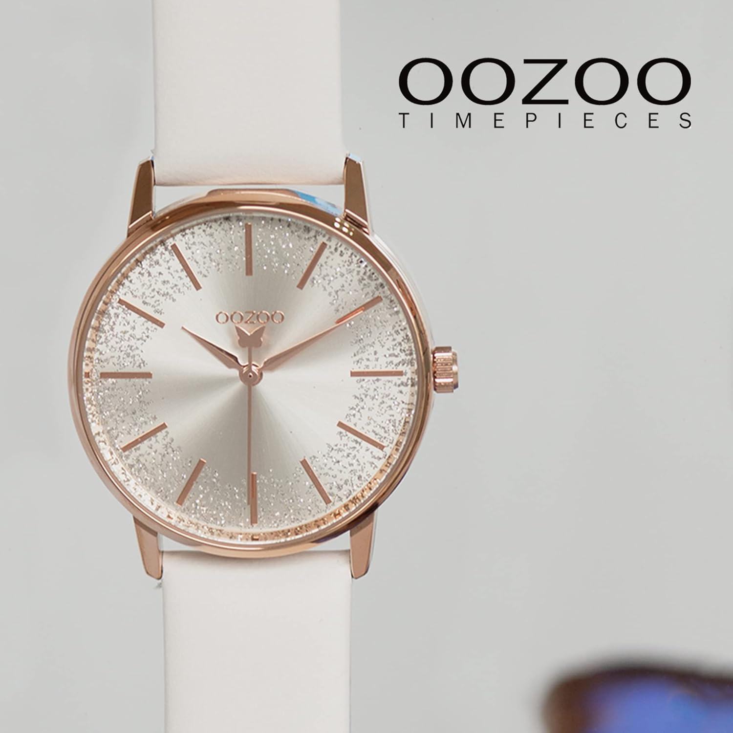 OOZOO Timepieces - Orologio da polso da donna con cinturino in pelle da 18 mm, orologio da donna di alta qualità, analogico, rotondo OOZOO Timepieces - Orologio da polso da donna con cinturino in pelle da 18 mm, orologio da donna di alta qualità, analogico, rotondo