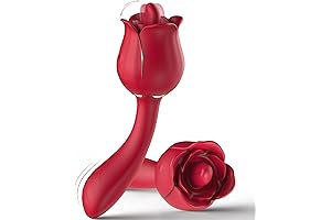 Rose Toy Vibrator for Women: Tongue-Licking Bliss