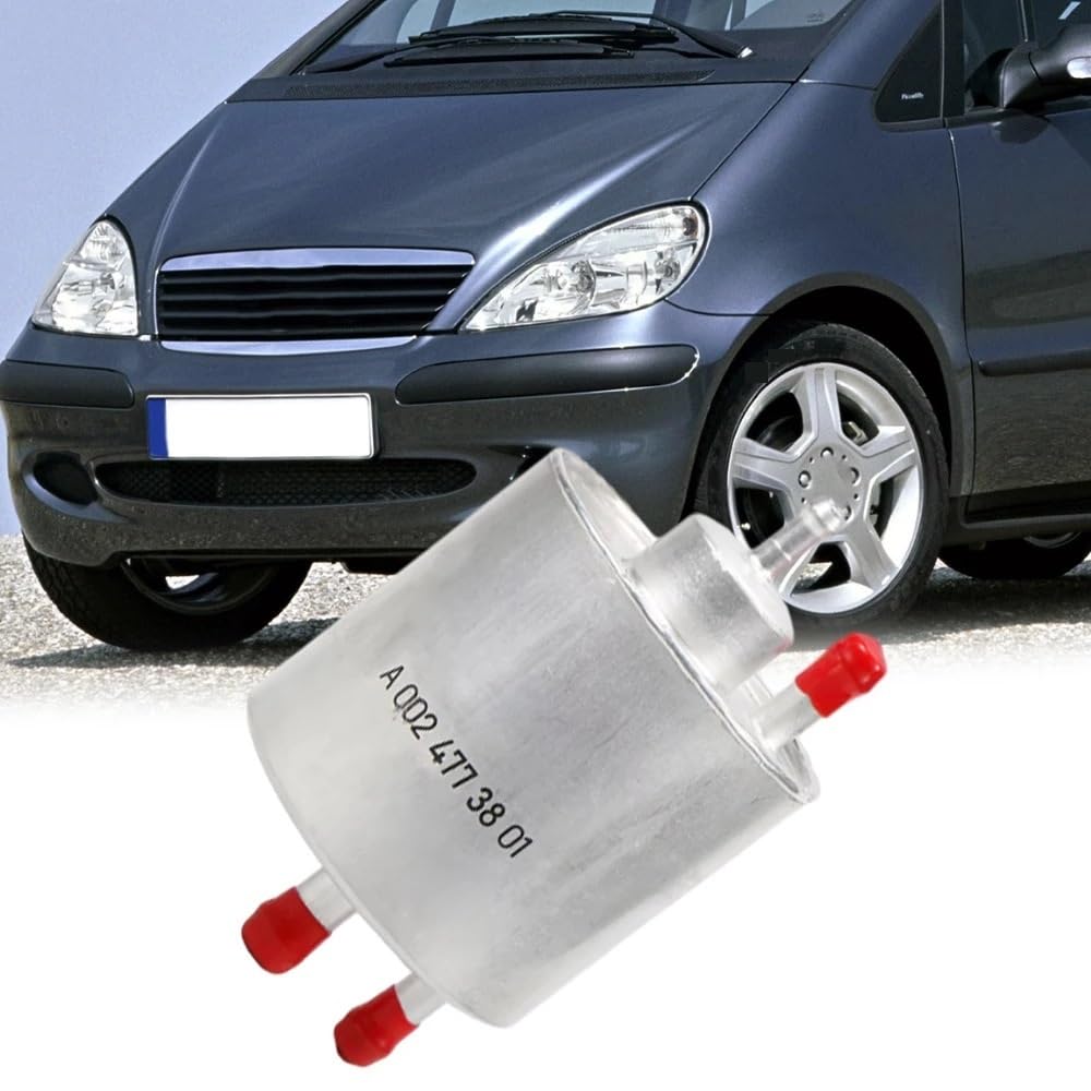 Filtro De Combustible Diésel para Coche A0024773801 Kit De Montaje De Filtro De Combustible para Coche Compatible con Mercedes Clase A W168 A 140/210 2001-2004 Vaneo 414 1.6 2002-2005