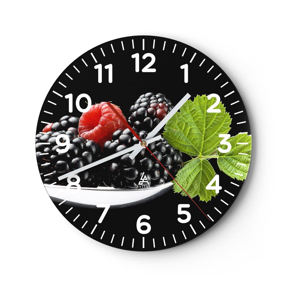 ARTTOR Moderno Reloj de Pared 30x30cm Redondo Decorativo Cocina - 2202