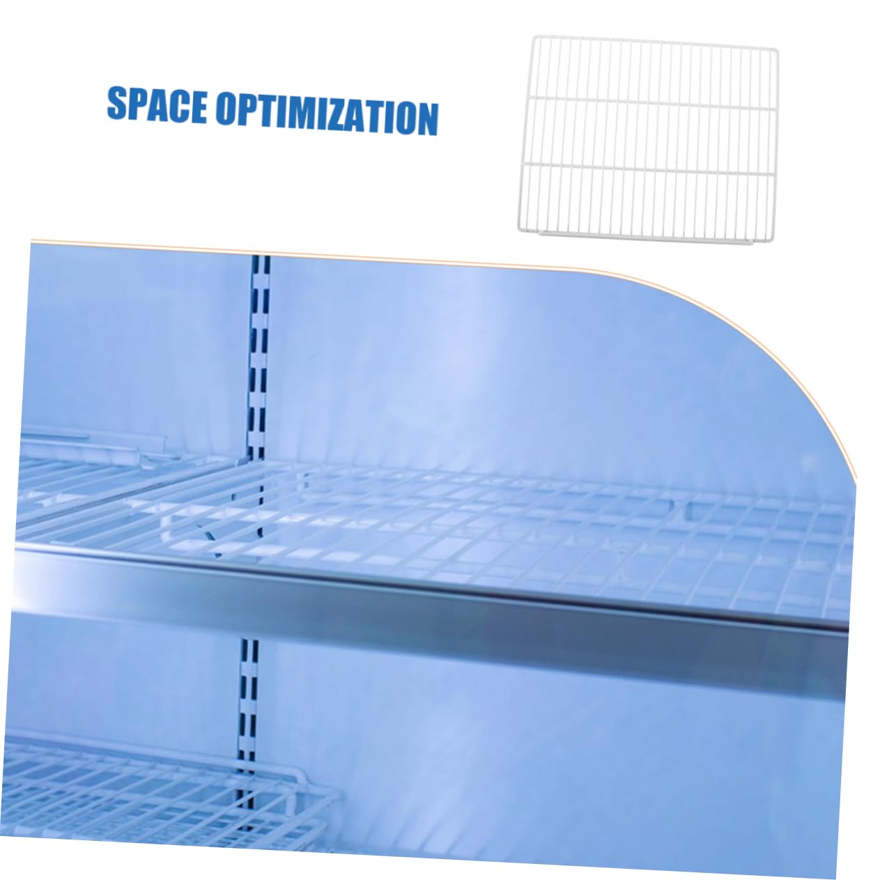 Metall Gefrierschrank Regaltrenner 45x38cm Drahtregal Für Kühlschrank Und Gefrierfach Stabile Kühlschrankablage Zur Platzoptimierung Und Universellen Aufbewahrung