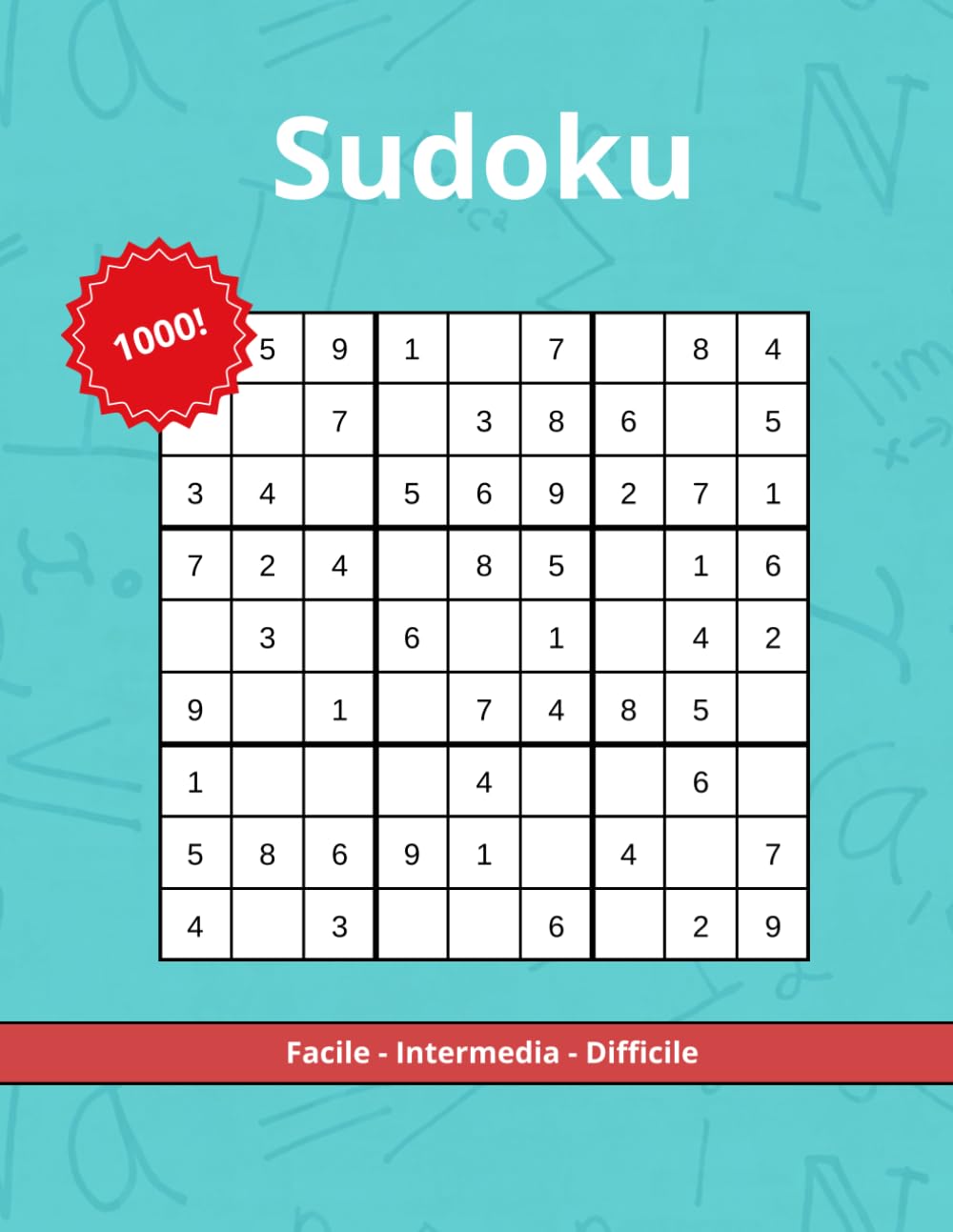 Sudoku: 1000 Sudoku suddivisi per livello di difficoltà