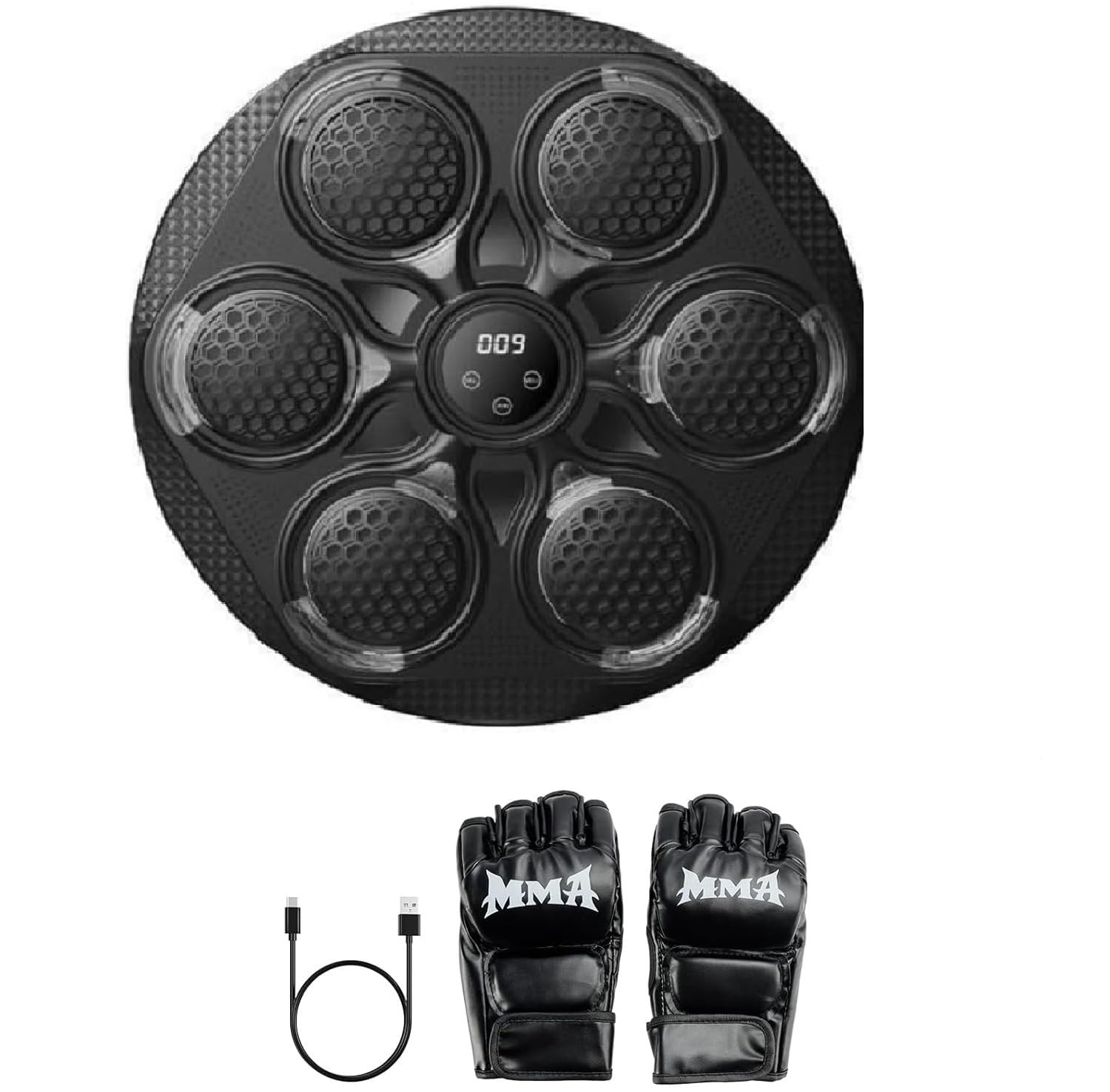 Music Boxing Machine with Gloves for Adults Boxing Machine Wall Mounted Music, Smart Connection Boxing Equipment for Home and Gym, Training Machine with Electronic Wall Mounted-image-18