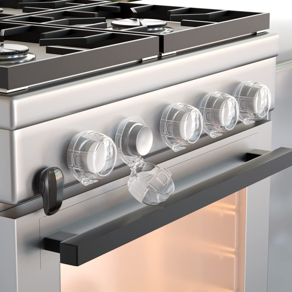 Photo 1 of SAFELON Baby Safety Stove Knob Covers & Oven Lock, Black