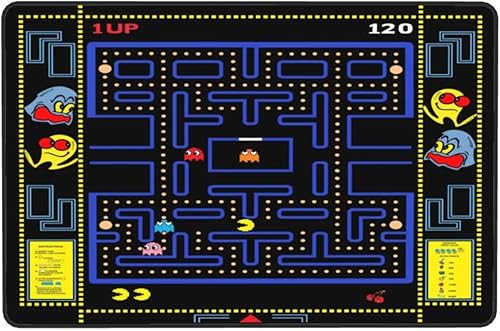 Miniatura 3 de Alfombra clásica de juegos de arcade estilo retro de los años 90, estilo popular de sala de juegos, sala de juegos, decoración del hogar, alfombra