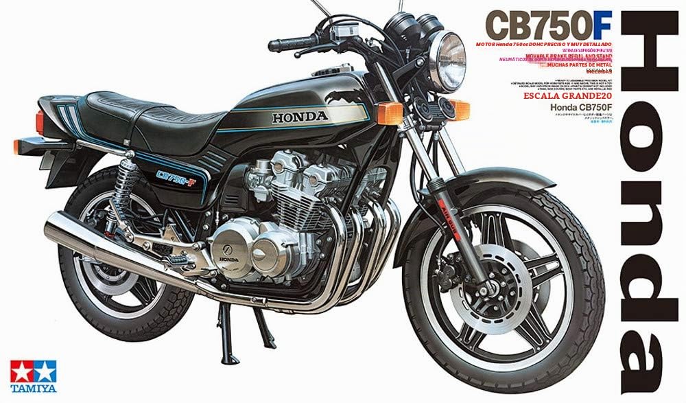 TAMIYA 1:6 Honda CB750F 1979 - modelkit, Kit de plástico, Kit para