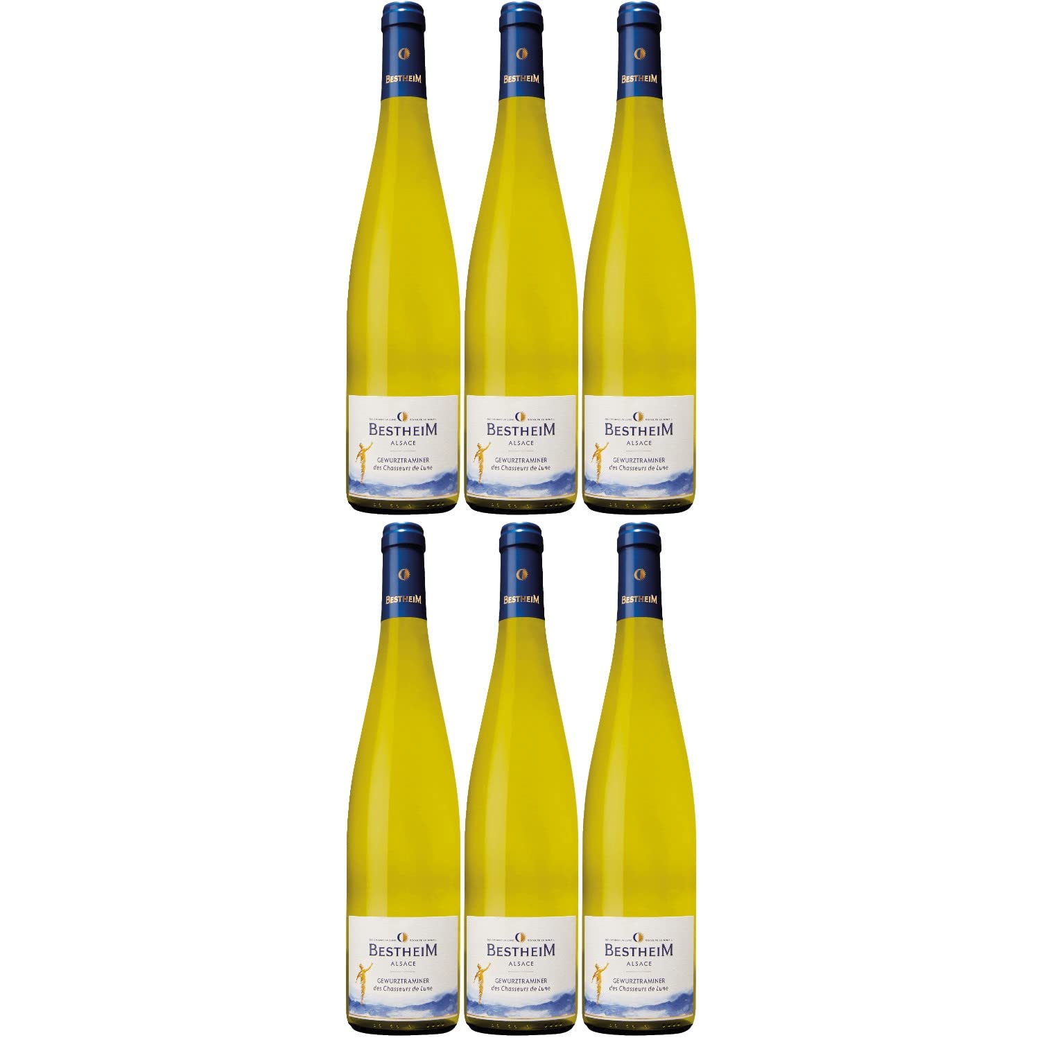 Bestheim Gewürztraminer Classic Alsace AOC Weisswein weiss halbtrocken Frankreich inkl. FeinWert E-Book (6 x 0.75 l)