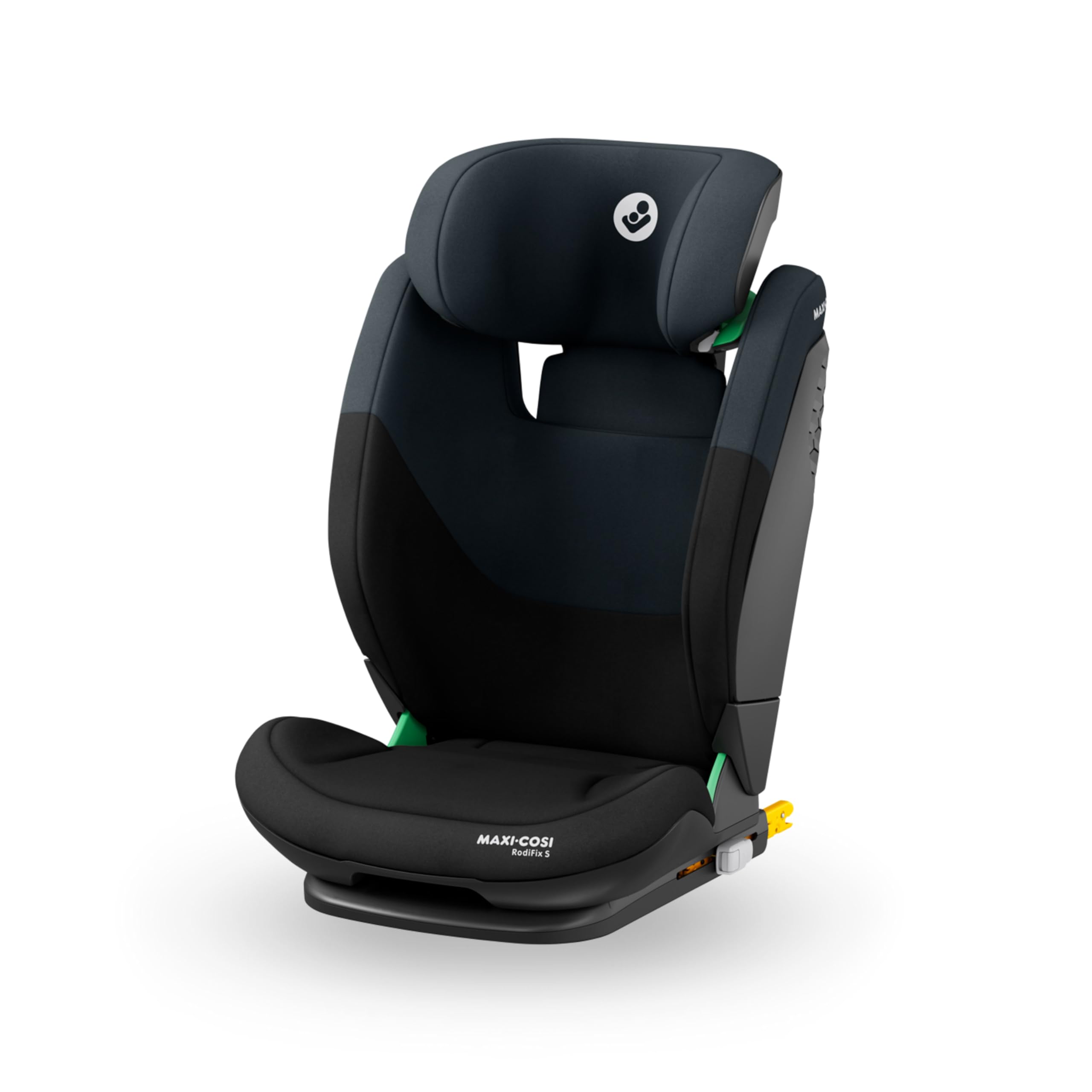 Maxi-Cosi RodiFix S i-Size, Seggiolino Auto ISOFIX Reclinabile in 3 Posizioni, 3,5-12 Anni (100-150 cm), Regolabile in Altezza/Larghezza, Protection G-CELL, Tecnologia AirProtect, Tonal Black