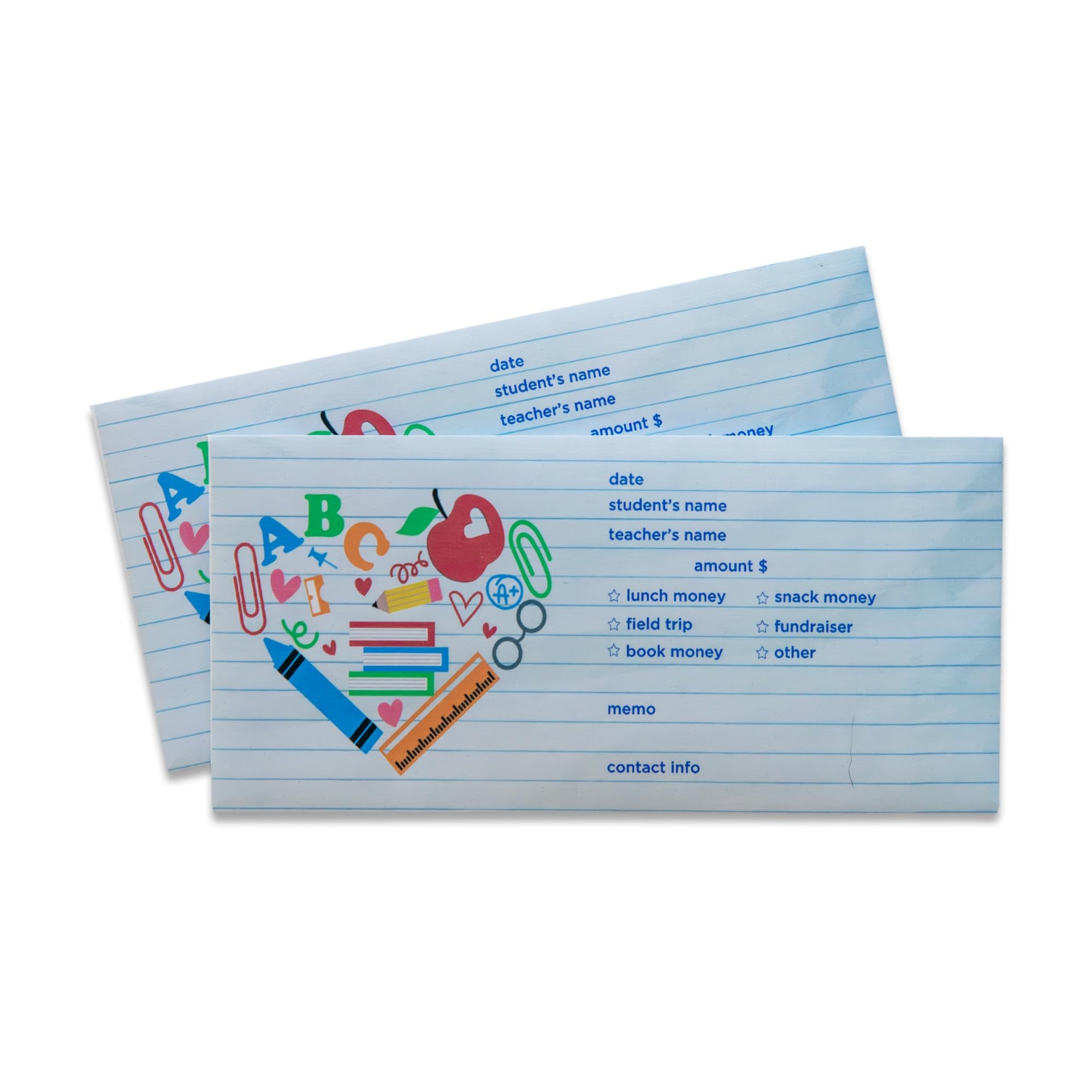 School Money Envelopes | Lunch Money | School Supplies | Class Trip (24)